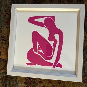 Framed Matisse print